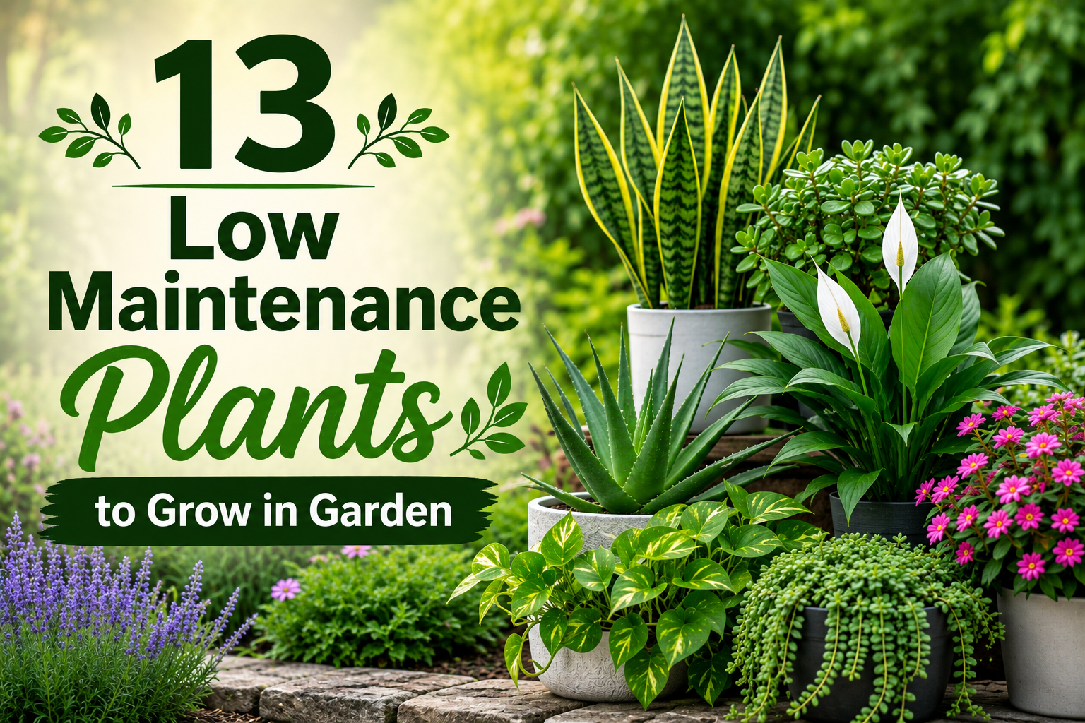 Low Maintenance Plants to Grow in Garden