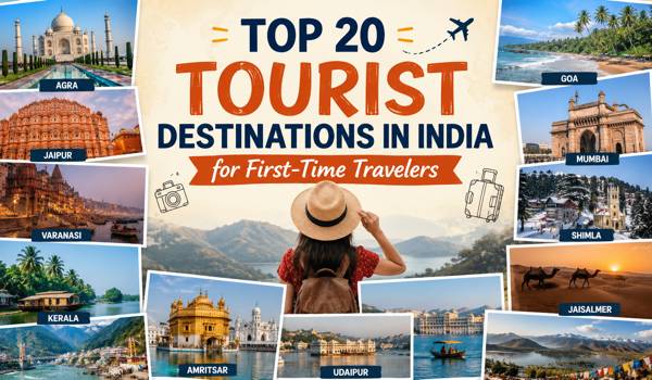 Top 20 Tourist Destinations in India for First-Time Travelers