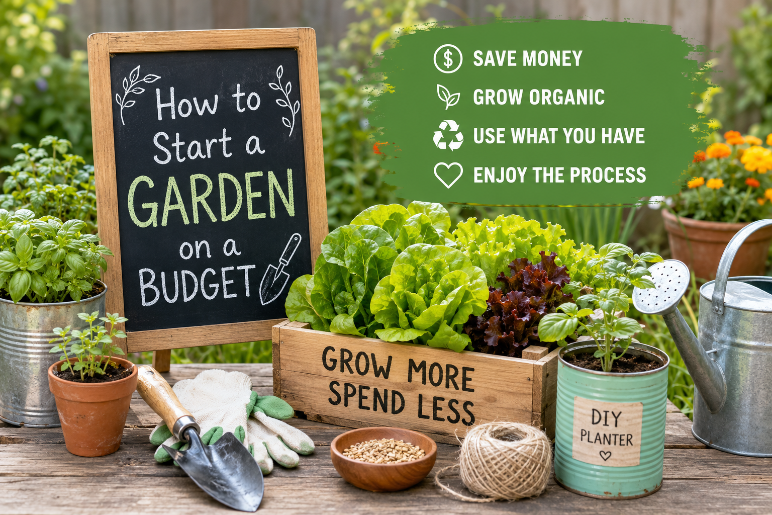 How to Start a Garden on a Budget